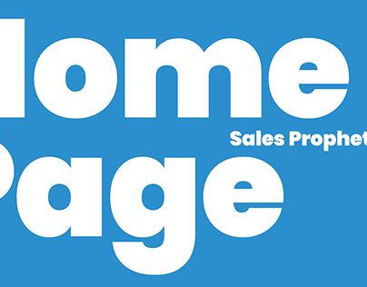 Sales Prophet Home Page