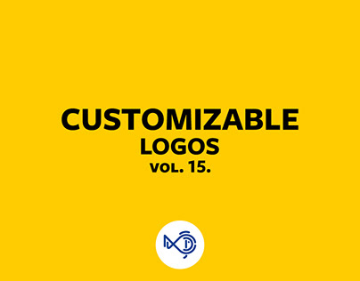 Customizable logos vol. 15.