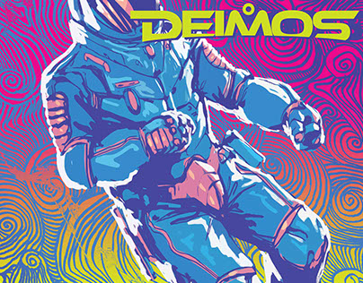 SciFi illustrations for "DEIMOS" magazine
