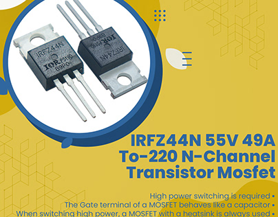 IRFZ44N 55V 49A To-220 N-Channel Transistor Mosfet