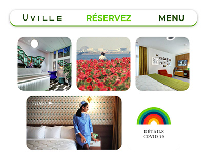 Design du site web de l'Hôtel Uville