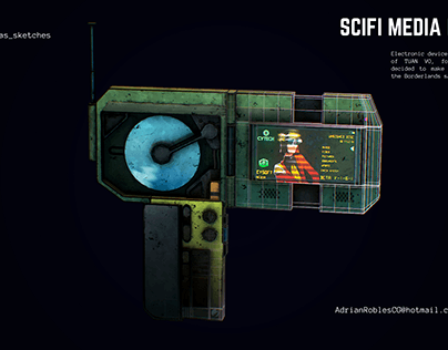 SCIFI Media Player 3D Model