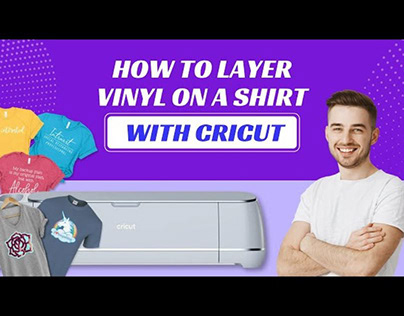 How to Layer Vinyl on a Shirt with Cricut