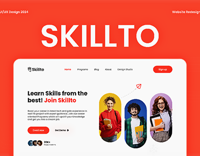 Skillto Website redesign