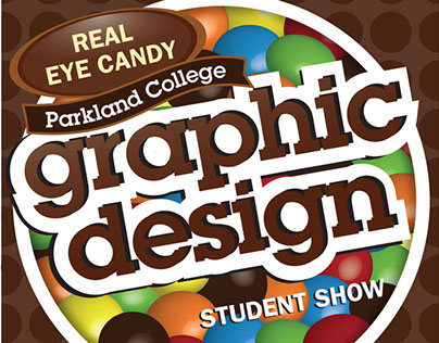 Parkland College Graphic Design Student Show Poster