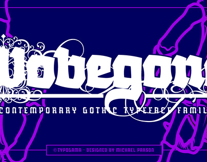 Project thumbnail - NEW: Wobegone typeface