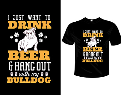 Bulldog T-Shirt Design