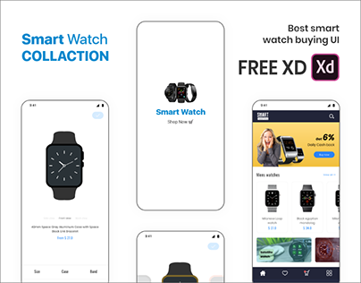 Smart Watch Collection, Shop online App UI Design