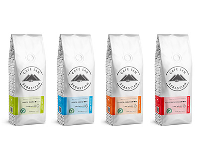 Rebranding & Packaging Café San Sebastian
