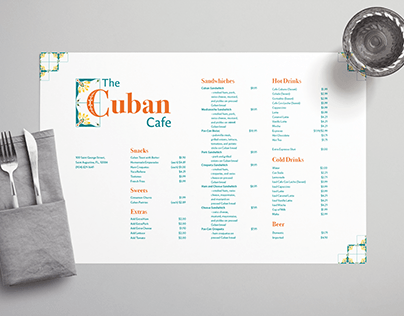 The Cuban Cafe: Restaurant Rebrand