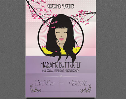Madame Butterfly Poster Art