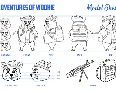 The Adventures of Wookie - Character Sketch