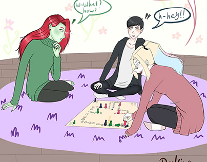 the sirens playing a boardgame