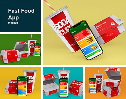 Fast Food App Mockup