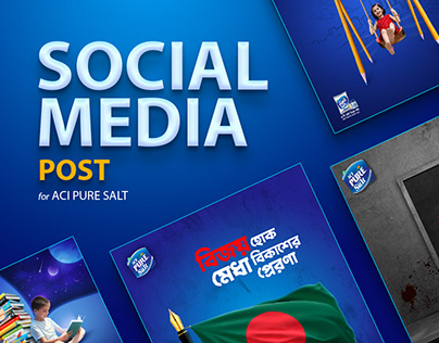 Social Media Post Design for ACI Pure Salt