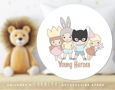 Project thumbnail - Logo for a children's carnival accessories store