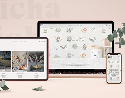 Chicha Micha Website & Webshop Design