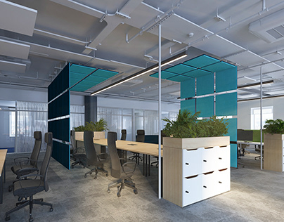 Interior concept for the company's office Sravni.ru