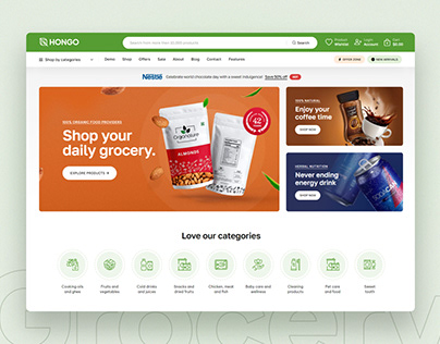 Hongo - Multipurpose Shopify Theme - Grocery Store