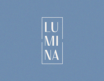 lumina logo and packaging design