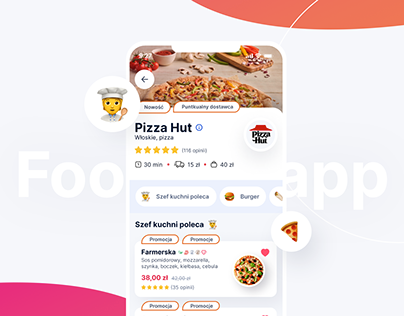 Apetilo | Food delivery app | UX/UI design