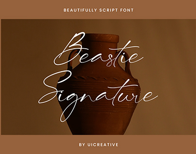 Beastie Signature Font
