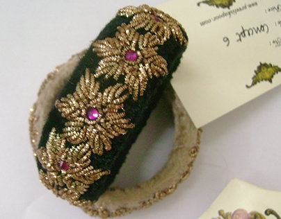 Embroidered Bangles for Preeti S Kapoor