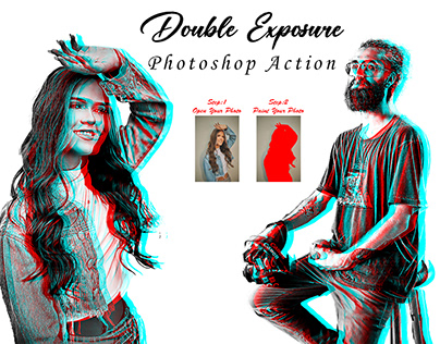 Double Exposure Photoshop Action