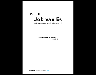 Creatief CV en Portfolio - Janneke