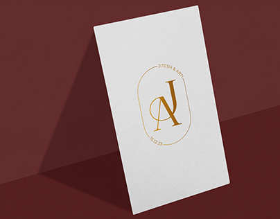 A+J Wedding Monogram