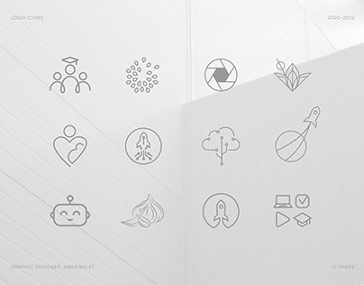 Project thumbnail - Logo Icons 2020-2022 (black and white version)