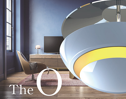 TheO 北歐機械風吸頂燈 | Product Design