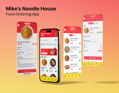 Food-Ordering Mobile App For Mike's Noodle House