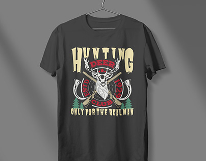 Hunting T-shirt Design, Hunter