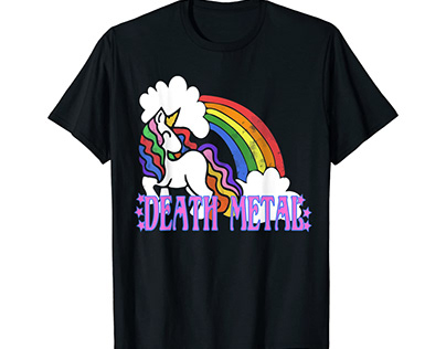 unicorn death metal design
