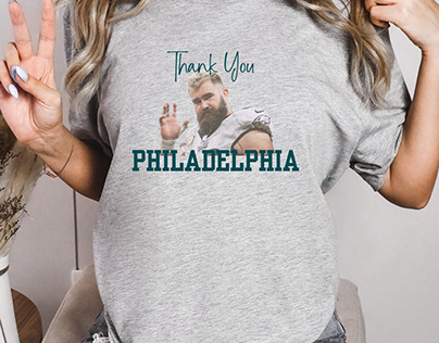 Jason Kelce Thank you Philadelphia Tribute T-Shirt