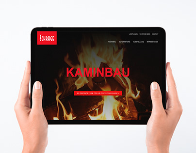 Schrage Kaminbau Website Redesign