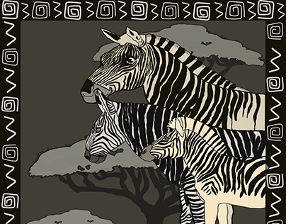 Lenço Zebra