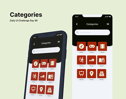 Categories (Daily UI Challenge Day 99)