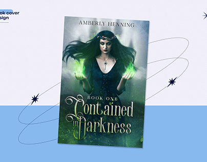 Contained in Darkness | Custom Book Cover Design