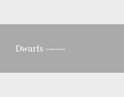 DWARFS - CONTENT CREATOR