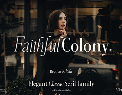 Faithful Colony - Elegant Serif family