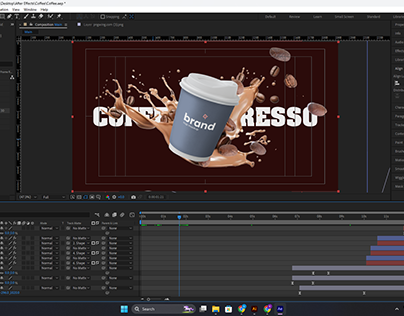Project thumbnail - Coffee Ad After Effects