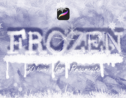 Frozen Brushes for Procreate
