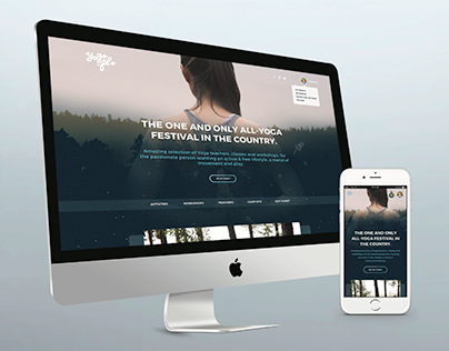 Yoga Festival Gamification - Responsive Website Design