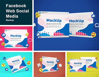 Facebook Web Social Media Mockup