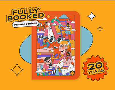Fully Booked Contest | Planner Illustration Entry