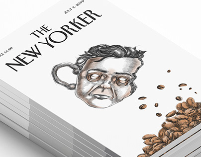 "Coffee Addiction" The New Yorker Magazine Cover