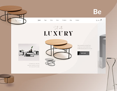 Minimal Furniture Website