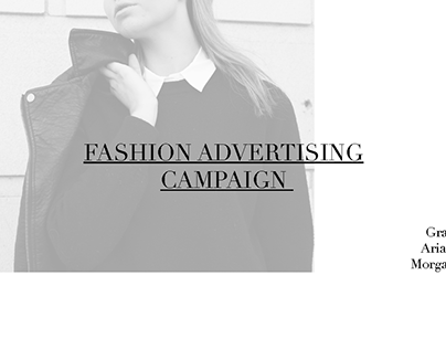 Fashion Advertising Campaign